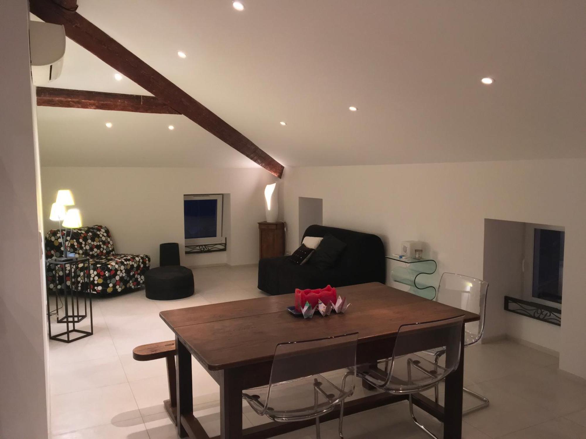 Grand Appartement Style Loft Bord De Mer Propriano  Bagian luar foto